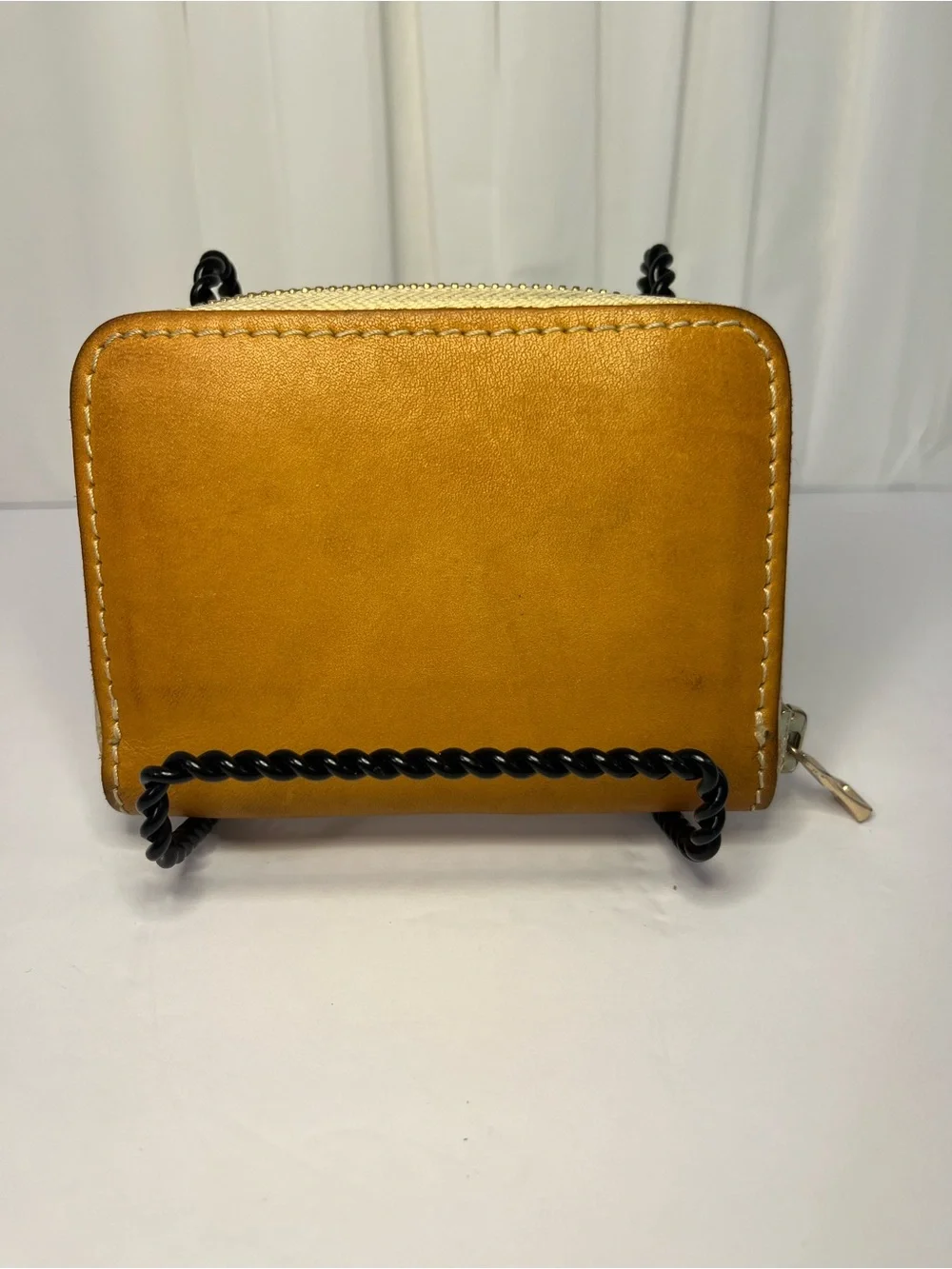 Portland Leather Goods Compact Wallet - Mustard Brown